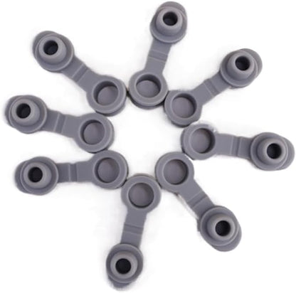 20Pcs Grey Universal Silicone Sealing Bottle Straw Hole Grommets Stopper Lids Straw Plug Replacement Tumber 20/30Oz Thermos Cup, Wine Stoppers and Pourers