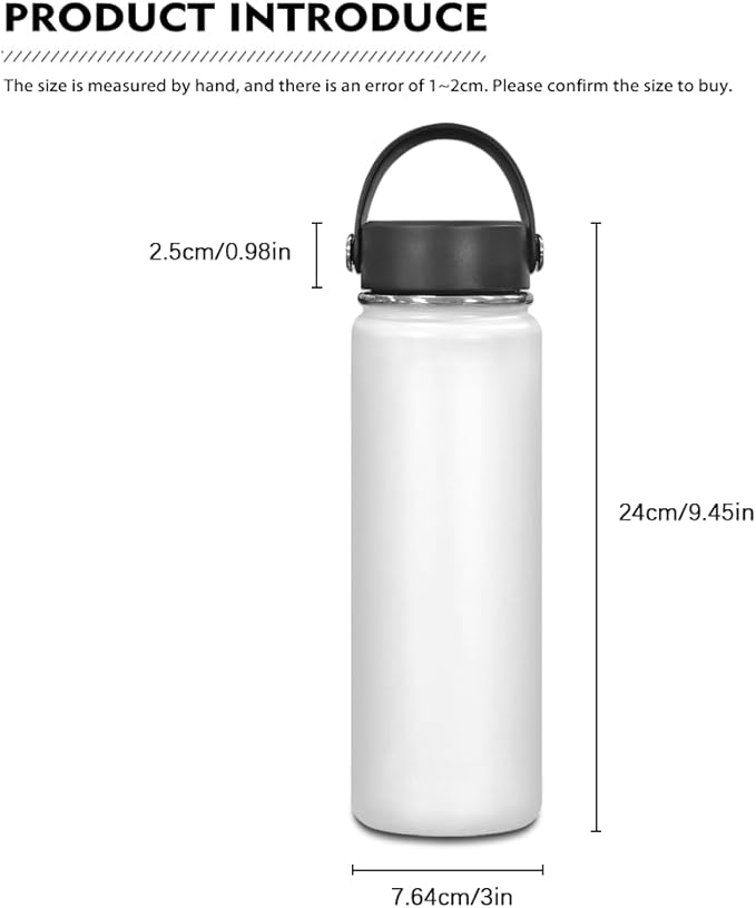 Golden Retriever Water Bottle Kids 8-10/10-12 Stainless Steel Water Bottle 20 OZ Water Bottle Carrier Bag with Phone Pocket Set with Shoulder Strap