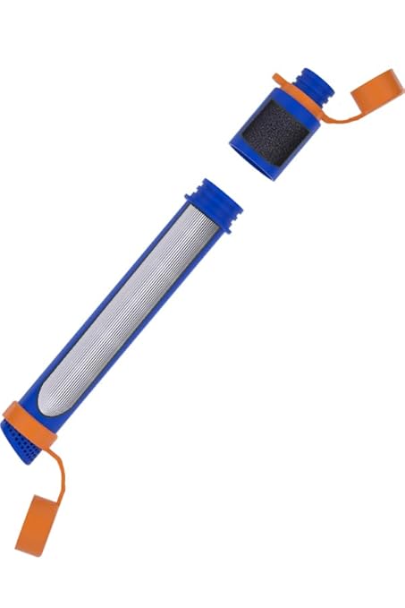 Replaced Filter for Filsoit Straw Filter Water Bottle Outdoor Water Bottle with Filter Water Purifier Filtration Bottle Compatible for XYC-WBF-05 1PK (Dark Blue)