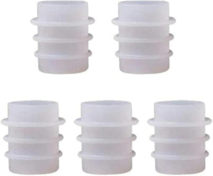 5Pcs White Bottle Stopper Silicone Mold,Crystal Epoxy Wine Bottle Stopper Mold,Reusable Beverage Bottle Stoppers Silicone Molds Cork Cover Wine Stoppers,Bar and Wine Tools Wine Stoppers and Pourers