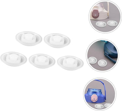 ABOOFAN 5pcs Cup Accessories Belly Bottle Stopper Reusable Spill Proof Practical Spill Proof for Home Silicone Spill Proof Plug Bottle Cap Stopper Belly Bottle Accessories