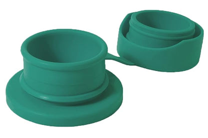Pura Sport Big Mouth Silicone Sport Top - Leak & Spill-Proof, Plastic-Free, MadeSafe Certified, Medical-Grade Silicone - Fits All Sport Bottles – Mint
