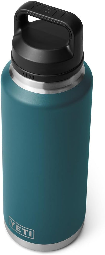 YETI Rambler 46 oz Bottle, Vacuum Insulated, Stainless Steel with Chug Cap, Agave Teal
