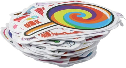 200 Pieces of Cute Sweet Candy Stickers, Candy Food Stickers, Dessert Stickers, Laptops, Water Bottles, Teacher Reward Stickers, Household Refrigerator Decoration Stickers
