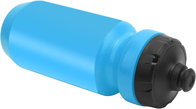 Bicycle Water Bottle, Self‑Sealing Leakage‑Proof Jet Valve Easy to Open and Close Broken‑Resistant Bike Kettle for Outdoor for Travel(Blue)