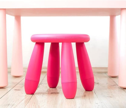 Kids Step Stool, Kindergarten Study Stools, Lightweight Footstools are Sturdy and Durable, Very Suitable for Use in The Kitchen, Bathroom and Bedroom (Red Wine)