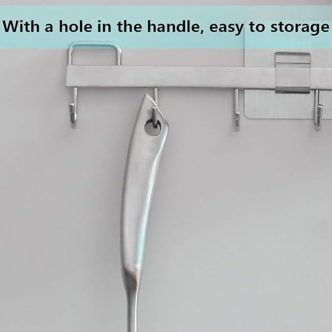 Newness Slotted Spoon, [Rustproof, Integral Forming, Durable] 304 Stainless Steel Widen Skimmer with Vacuum Ergonomic Handle, Comfortable Grip Design Strainer Ladle for Kitchen, 16.93 Inches