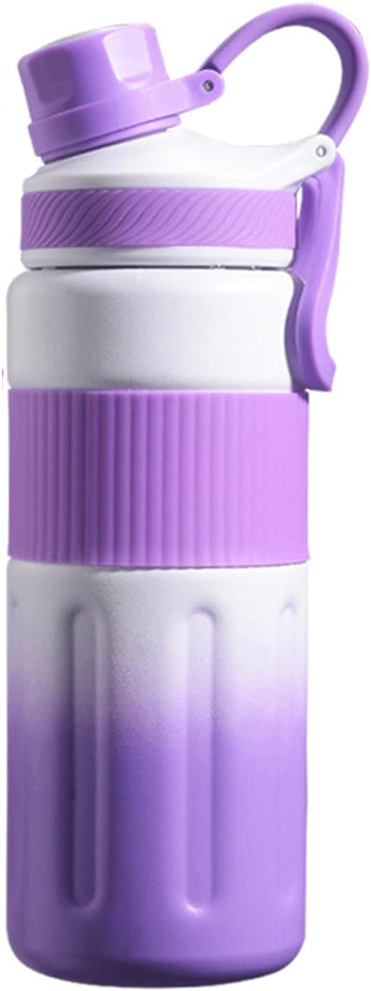 Comeon Insulated Stainless Steel Water Bottle with Lid, 24 OZ Leak Proof Vacuum Sports Water Flask for Gym, Travel, Bike, Camping