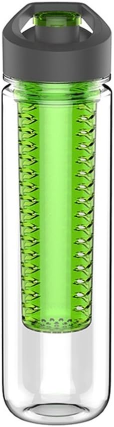 Infuse Your Day with Health - Large Infuser Water Bottle w/Sport Flip Top Spout ~ BPA Free ~ Built in Carry Handle ~ Flavor Your Water with Fruits, Veggies, Teas and Herbs