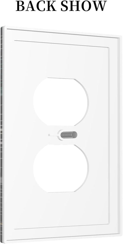 Tree of Life 1 Gang Outlet Plate Covers Decorative Single Duplex Wall Plate Hippie Sun Moon Star Electrical Receptacle Light Switch Cover Art Faceplate Switchplate for Bathroom Living Room Decor