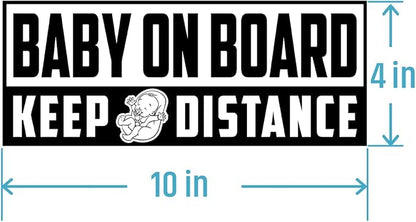 Car Decals Kids On Board Decal in Cars Vehicle Safety Signs Vinyl Bumper Stickers Family Children Removable Decals Window Label Sign Truck Label Decorations Drive Safely Around