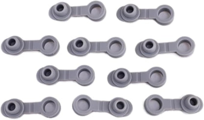 20Pcs Grey Universal Silicone Sealing Bottle Straw Hole Grommets Stopper Lids Straw Plug Replacement Tumber 20/30Oz Thermos Cup, Wine Stoppers and Pourers