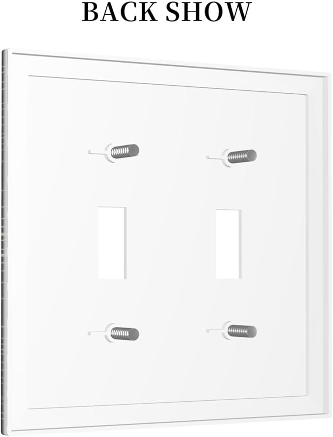 Tree of Life Blackground Double Toggle Light Switch Cover Decorative Hippie Sun Moon Star 2 Gang Wall Plate Electrical Faceplate Switchplate Art Panel for Bathroom Bedroom Living Room Decor