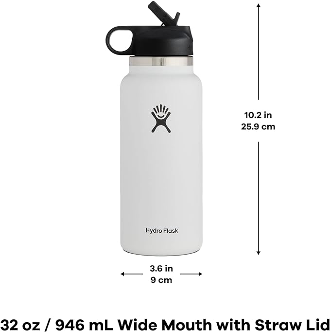 32 oz Wide Mouth Straw Lid Seagrass
