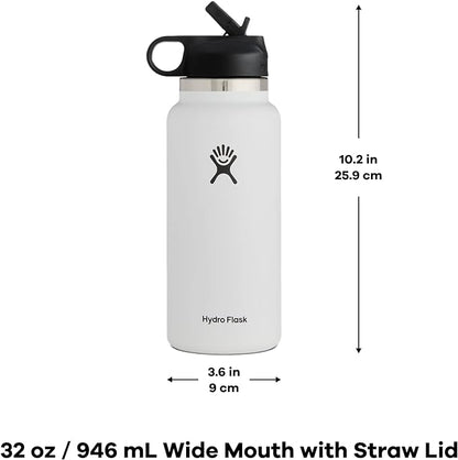32 oz Wide Mouth Straw Lid Seagrass
