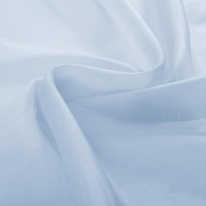 Sky Blue Sheer Curtains 72 Inches Long for Bedroom Rod Pocket Sheer Voile Curtains Panels Light Filtering Baby Blue Sheer Drapes for Windows/Living Room/Boys/Kids Room 52x72 2 Panels