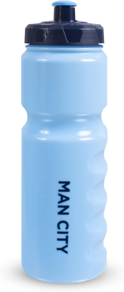 MANCHESTER CITY FC Team Merchandise 750ml Plastic Bottle, Blue