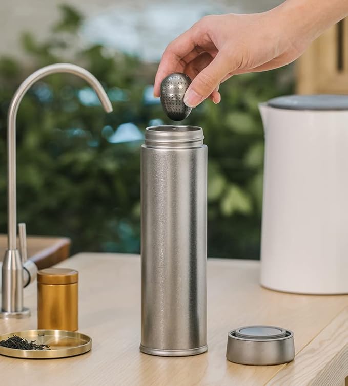 Keith Titanium Ti3101 Plastic-Free Vacuum Bottle – 18.6 fl oz ●●●●●●● Keith's 18th Anniversary: Exclusive Price!