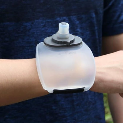 Wrist Water Bottle - Lightweight Hydration for Climbing, Running, Cycling - running water bottle - running water bottle hand