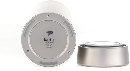 Keith Titanium Ti3101 Plastic-Free Vacuum Bottle – 18.6 fl oz ●●●●●●● Keith's 18th Anniversary: Exclusive Price!