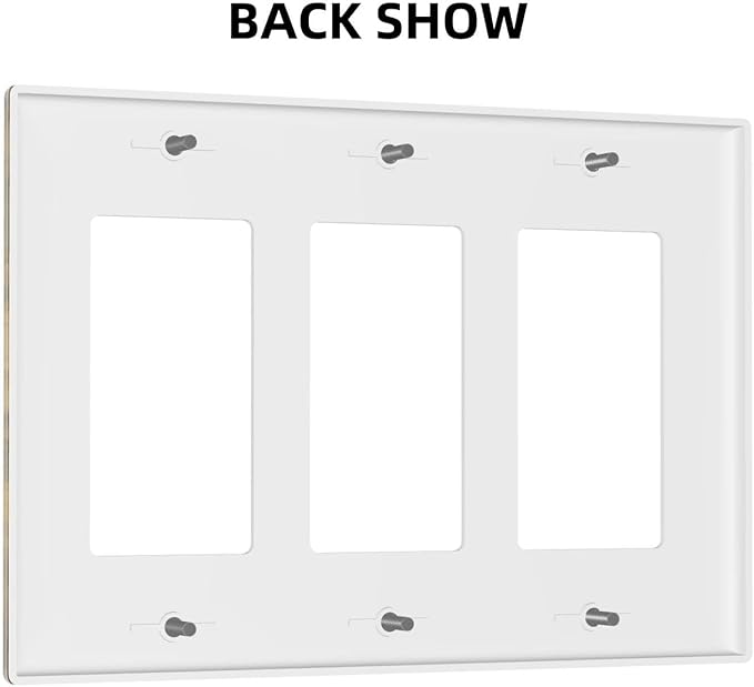 Christ Jesus Cross Sky Decorative Light Switch Cover Wall Plate 3 Rocker Triple Gang Three Decora for Outlet Kitchen Living Room Bedroom Bathroom Home Novelty Receptacle Decorate