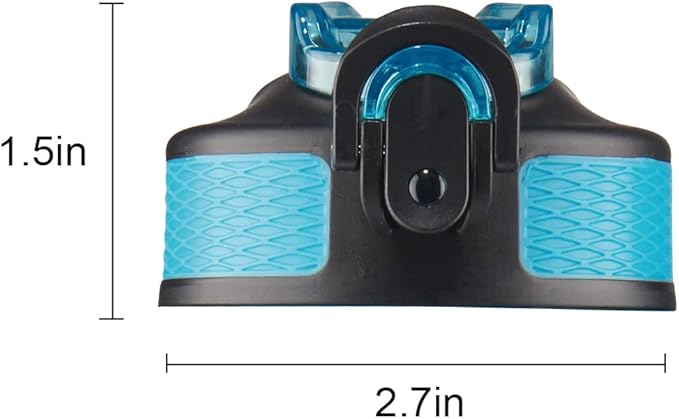 EYQ Water Bottle Straw Lid for 32 oz Water Jug (Dark Blue)