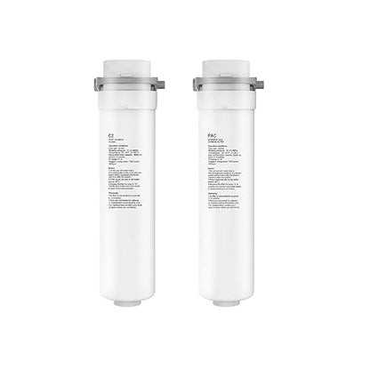 Comfee' CFU10R1AWW-FP Filter, Replacement PAC and PC Filter for CFU10R1AWW 400GPD Reverse Osmosis System, 1-Year Lifespan, Pack of 1 PAC Filter and 1 PC Filter