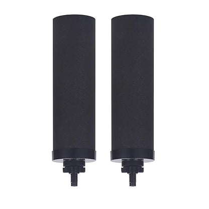 7.5" Black Carbon Filter, Replacement for Berkey® BB9®-2 Black Filters, ProOne® G2.0 Filters, Berkey® Gravity Water Filter System and Waterdrop® King Tank Series(Pack of 2)