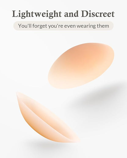 Alki'i Nipple Covers Pasties 3 Pairs, Sticky Bra No Show,Silicone Adhesive Strapless Bra, Reusable Breast Petals for Women