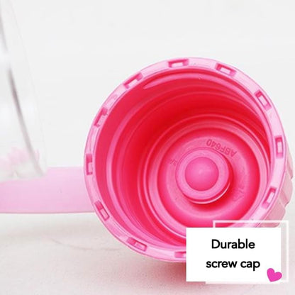 Hello Kitty 18oz (480ml) Water Bottles - 2 in One Pack - BIS & BPA Free - Aesthetic Bubble Wrap Packaging - For Indoor Outdoor Use - All Ages