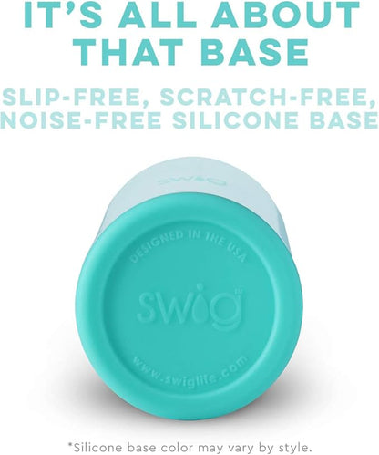 Swig Life 26oz Insulated Water Bottle with Straw & Flip + Sip Handle | Leak Proof, Dishwasher Safe, Cup Holder Friendly, Stainless Steel Water Bottle (Cloud Nine)