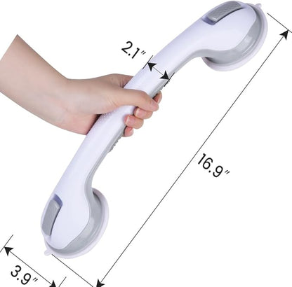 Grab Bars for Bathtubs and Showers,（2 Pack）Shower Handles for Elderly Seniors bar Bars Safety Elderly Suction 500 lbs Cup and Walls bathtubs Handicap Heavy Duty Grabbers Wall