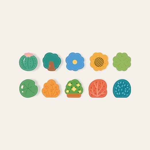 Nature Good Vibes Cute Fun Washi Sticker Tape Decorative Stationery Sticker Roll | Set of 5