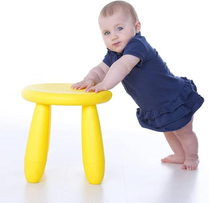 Kids Step Stool, Kindergarten Study Stools, Lightweight Footstools are Sturdy and Durable, Very Suitable for Use in The Kitchen, Bathroom and Bedroom(yellow)