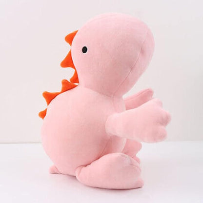 24" 3.4 lbs Weighted Dino Stuffed Toys, Cute Animals Plushie Dolls Pillow Gifts for Kids Adults (Pink 65cm)