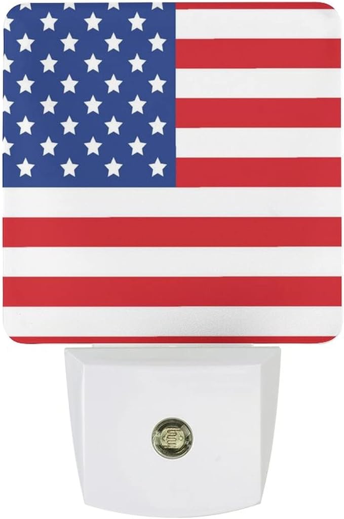 LED Night Lights Lamp with Dusk to Dawn Sensor, Map and Flag of Wyoming Night Lamp, Night Lights Plug Into Wall for Kids Room, Bedroom, Bathroom, Kitchen, Hallway