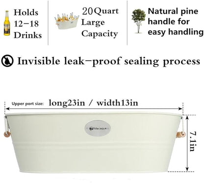 Large Ice Buckets, Banquet Ice Buckets, Cocktail Bar Ice Buckets, Home And Kitchen Beverage Beer Ice Buckets (white2)