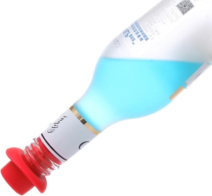 5PCS Fat Separator,Silicone Gravy Fat Separator Stopper Replacement for OXO,Leakproof Wine Toppers Keep Wine Fresh for Up to a Week with Airtight Seal