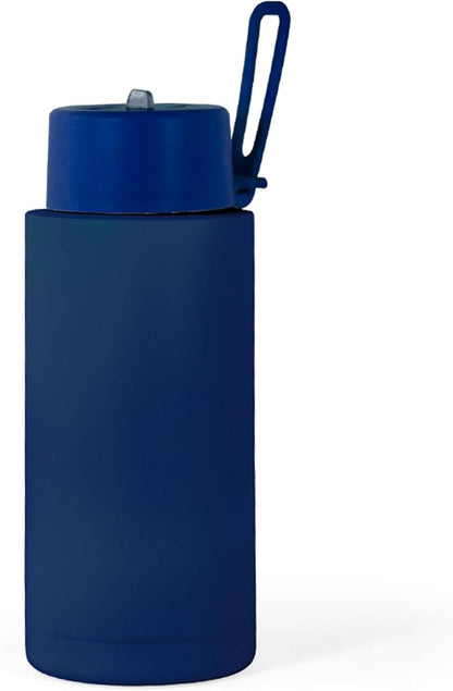 AGH Stainless Steel Insulated Bottle with Straw, 30oz Double Wall Vacuum Insulated Water Bottle, Wide Mouth Thermos Water Bottle for Hot Drinks/Cold Drinks, Travel Water Bottles for Gym & Sport