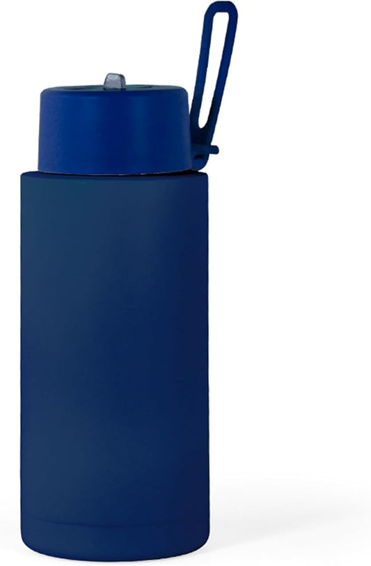 AGH Stainless Steel Insulated Bottle with Straw, 30oz Double Wall Vacuum Insulated Water Bottle, Wide Mouth Thermos Water Bottle for Hot Drinks/Cold Drinks, Travel Water Bottles for Gym & Sport