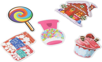 200 Pieces of Cute Sweet Candy Stickers, Candy Food Stickers, Dessert Stickers, Laptops, Water Bottles, Teacher Reward Stickers, Household Refrigerator Decoration Stickers