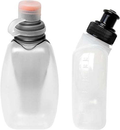 Sports Water Bottles 8.5 Ounce(250ml) &6 Ounce（175ml）,BPA Free for Running, Cycling, Walking, Indoor, Outdoor - 2 Pcs