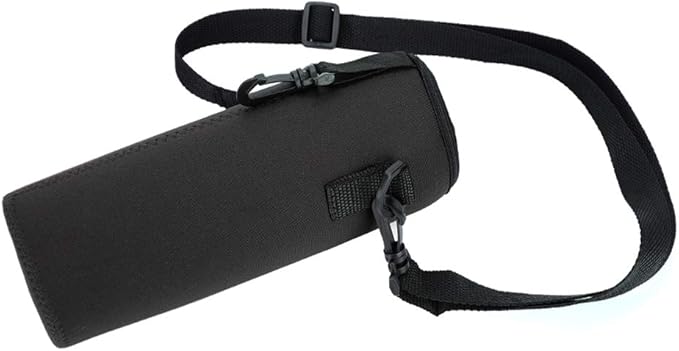POCREATION Water Bottle Carrier,Insulated Neoprene Water Bottle Holder Bag Case Pouch Cover 1000ML, Shoulder Strap, Great for Stainless Steel and Plastic Bottles, Sport and Energy