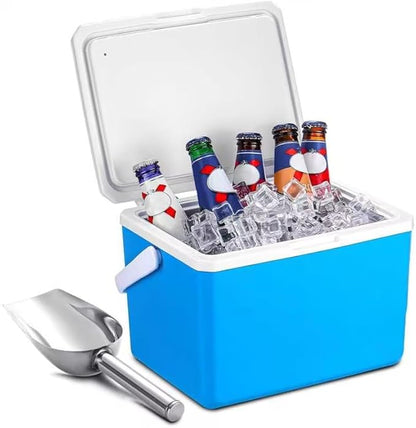 Nuogo 5 L/5.3QT Insulated Ice Bucket with Lid and Scoop Ice Container for Party Double Walled Wine Bucket Chiller Storage Bin for Ice Beer Champagne Beverage Tub for Kitchen Bar Outdoor Picnic Camping