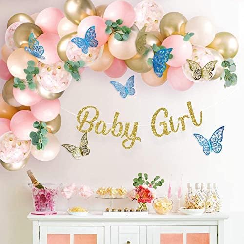 72Pcs 3D Butterfly Wall Decor 3 Sizes 3 Styles, Removable Butterfly Stickers Wall Decals, Butterfly Decorations Party Birthday Cake Decoration for Kids Nursery Wedding Bedroom Room(Mix-01)