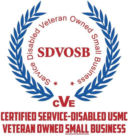 32oz Air Force Stainless Steel Insulated Water Bottle with Engraved USAF Logo - Air Force Gifts for Veterans | Disabled USMC Vet Owned SMALL Business