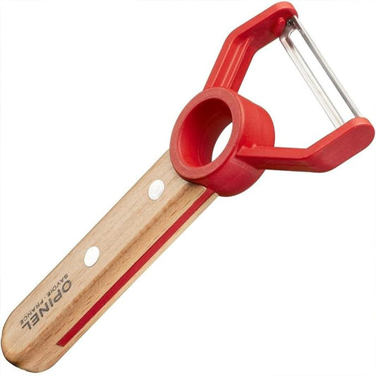 Opinel Le Petit Chef Peeler For Children and Teaching Food Prep and Kitchen Safety, Made in France