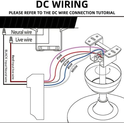 42 inch Ceiling Fan Remote Control Kit:3-in-1 Ceiling Fan Timing & Speed Remote for Ceiling Fan lamp