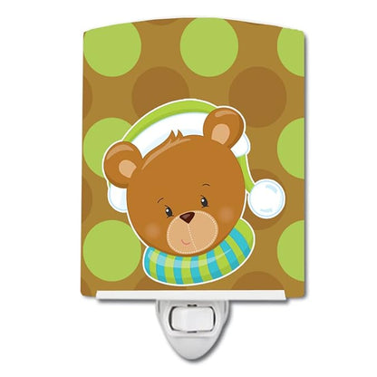 Caroline's Treasures BB8673CNL Christmas Blonde Girl Elf Toni Ceramic Night Light Compact, UL-Certified, Ideal for Bedroom, Bathroom, Nursery, Hallway, Kitchen, 6x4x3, Multicolor