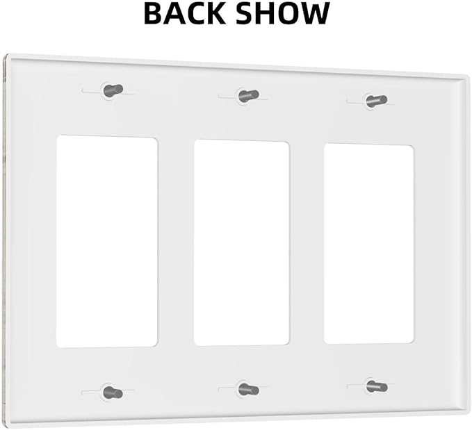 Rustic Wood Bear Forest 3 Gang Rocker Light Switch Plate Vintage Antique Cabin Triple Decora Outlet Wall Plate Cover Faceplate Decorative Switchcovers GFCI for Farmhouse Bathroom Bedroom Decorate